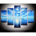 Beautiful Seascape Oil Painting on Canvas Picture for Home Decoration (SE-180)